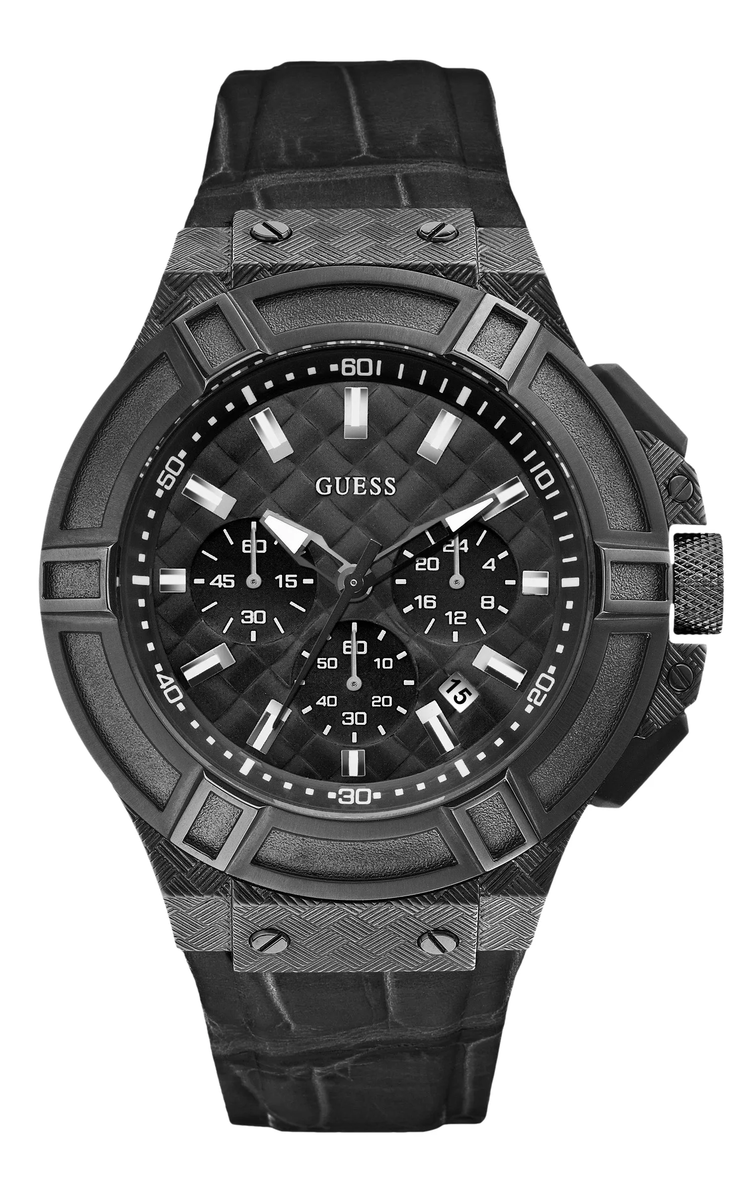 Guess W0408G1 Heren Horloge 45mm 10ATM sold by Watch2Day