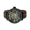 Gevril GV2 Motorcycle Mens Silver Dial Black Calfskin Leather Watch 1315 Heren Horloge sold by Watch2Day