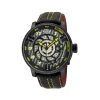 Gevril GV2 Motorcycle Mens Silver Dial Black Calfskin Leather Watch 1315 Heren Horloge sold by Watch2Day