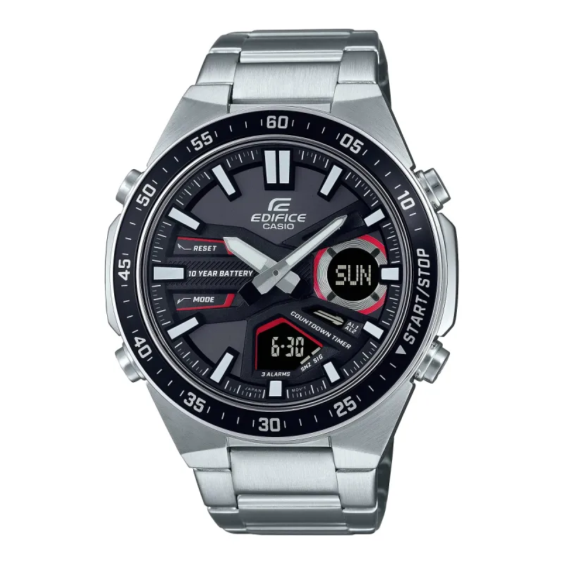 Casio EFVC110D1A4VE Heren Horloge 51.3 mm 46.9 mm 13.7 mm 10ATM sold by Watch2Day