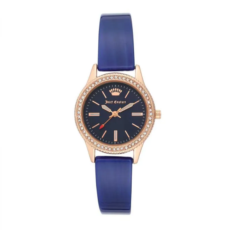Juicy Couture Horloge JC/1114RGNV Dames 28mm made by Watch2Day