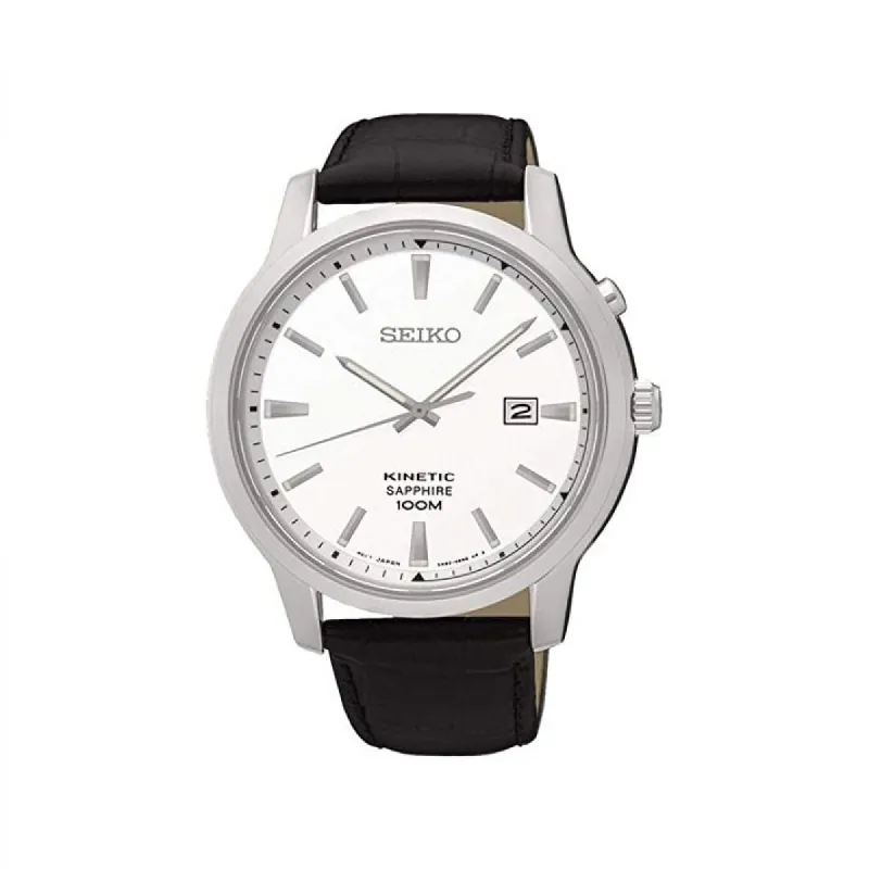 Seiko Kinetic Sapphire Gents SKA743P1 43MM 10 ATM sold by Watch2Day