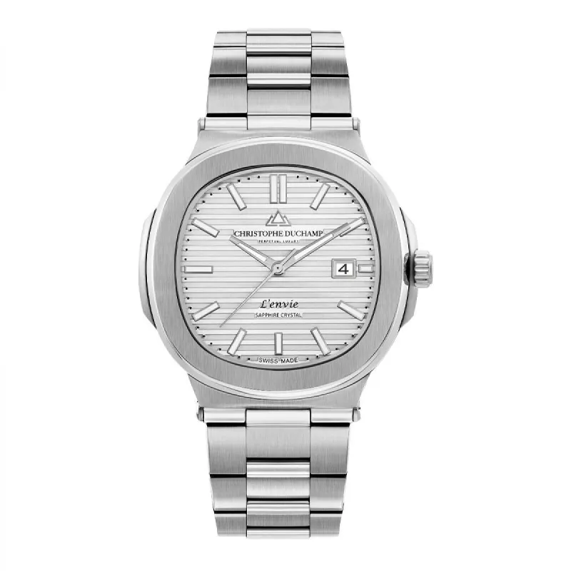 Christophe Duchamp L'envie CD7801-04 Heren Horloge 46mm 5 ATM made by Watch2Day