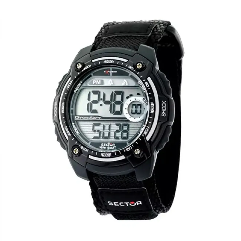 Sector STREET DIGITAL BLACK STRAP made by Watch2Day