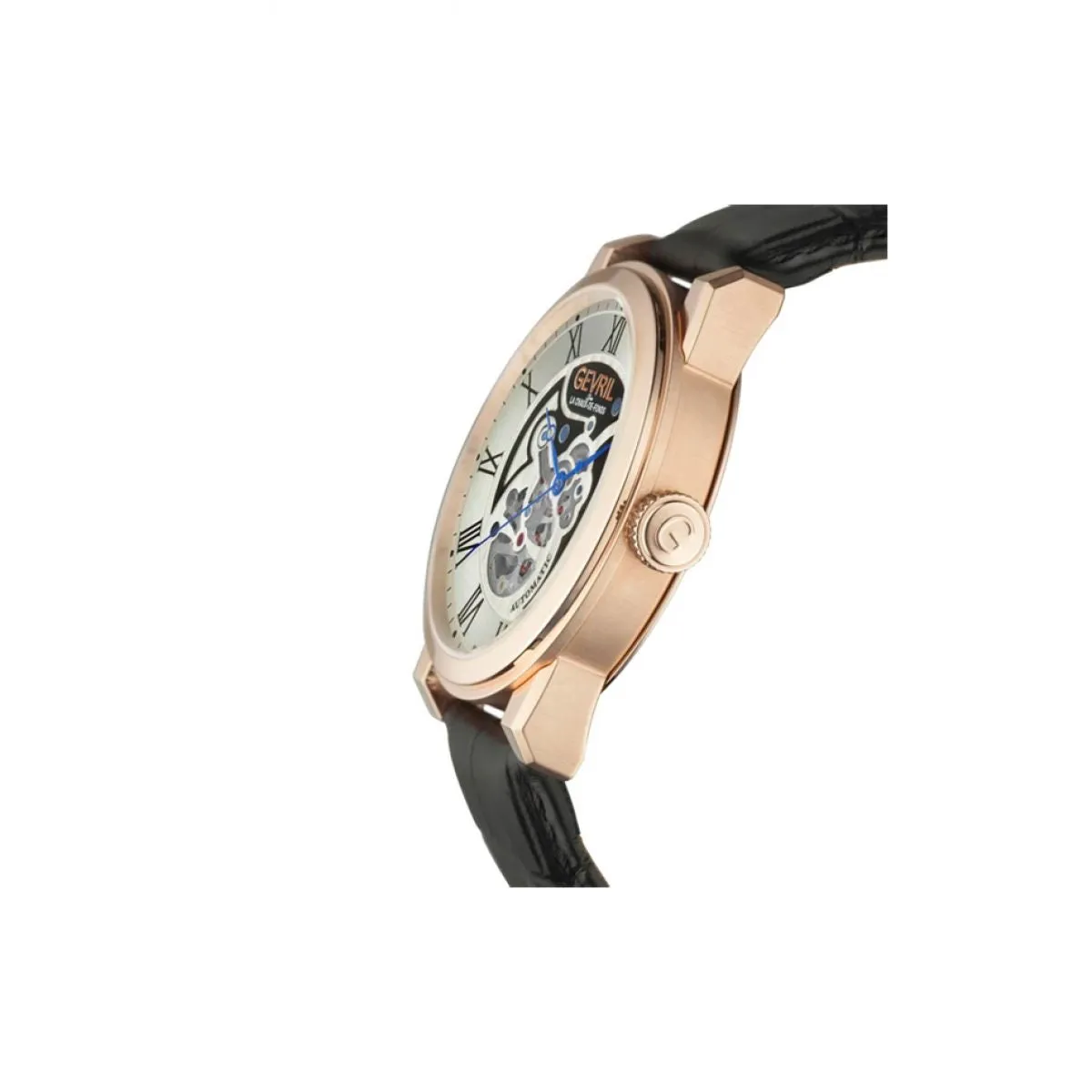 Gevril Men's Vanderbilt Silver Dial Calfskin Leather Watch 2694S Heren Horloge sold by Watch2Day product image thumbnail 2