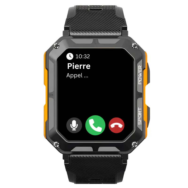 Watchily Pro Militaire MTPRO - Montre Connectée Homme Sport, Santé, Appels, Sms sold by Watchily product image thumbnail 4