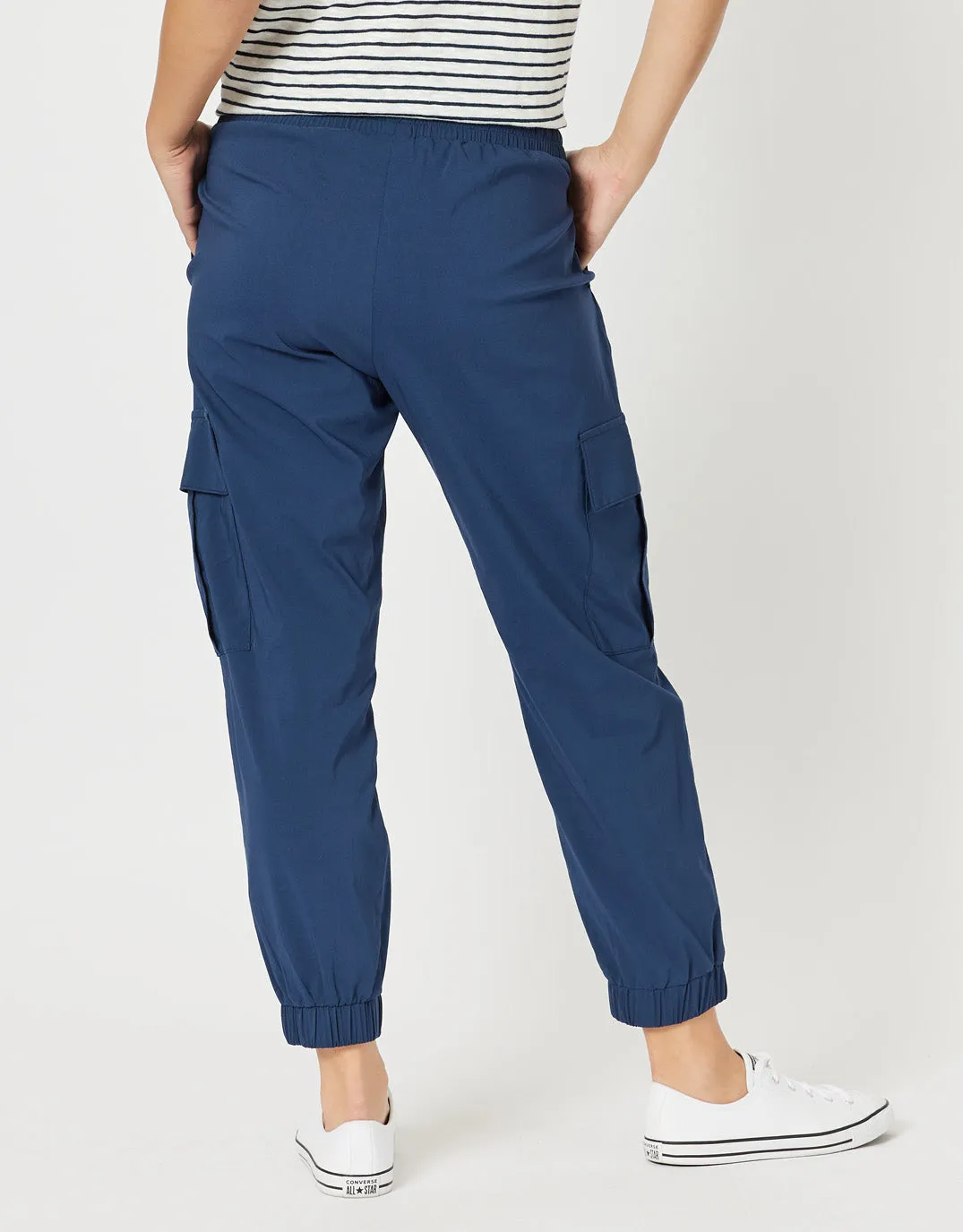 Parachute Cargo Pant - Navy sold by White & Co product image thumbnail 5