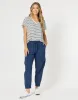Parachute Cargo Pant - Navy sold by White & Co