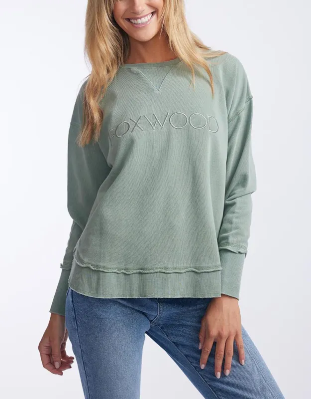 Simplified Crew - Sage sold by White & Co