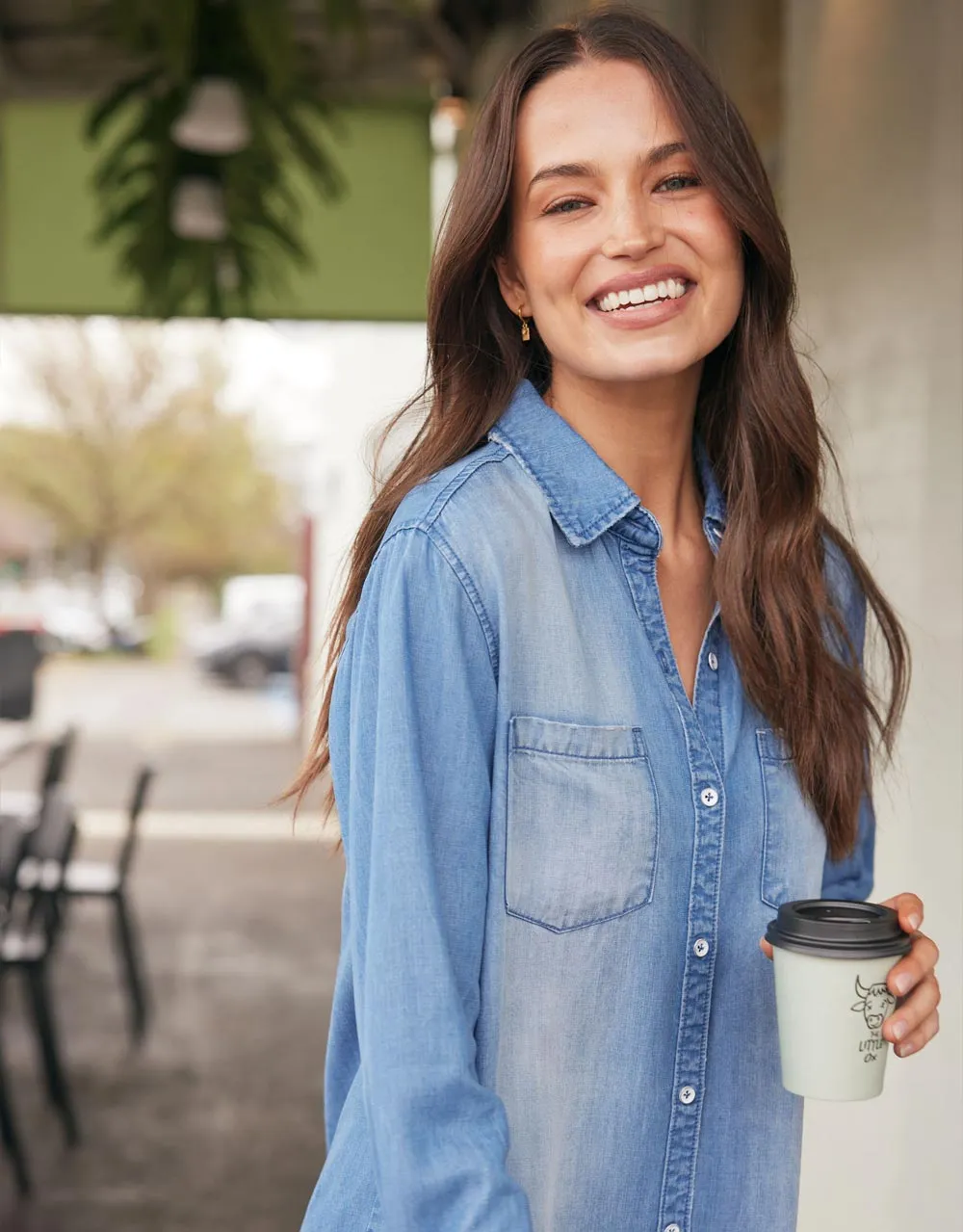 Cleo Vintage Dress - Denim sold by White & Co product image thumbnail 5