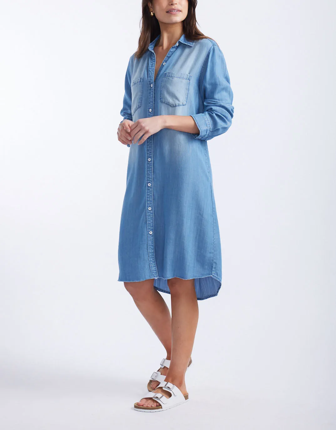 Cleo Vintage Dress - Denim sold by White & Co