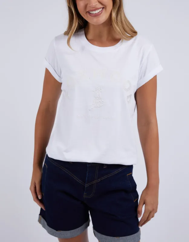 Effortless Tee - White sold by White & Co