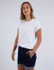Effortless Tee - White sold by White & Co