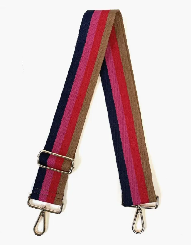 Bag Strap Stripe - Fuchsia sold by White & Co