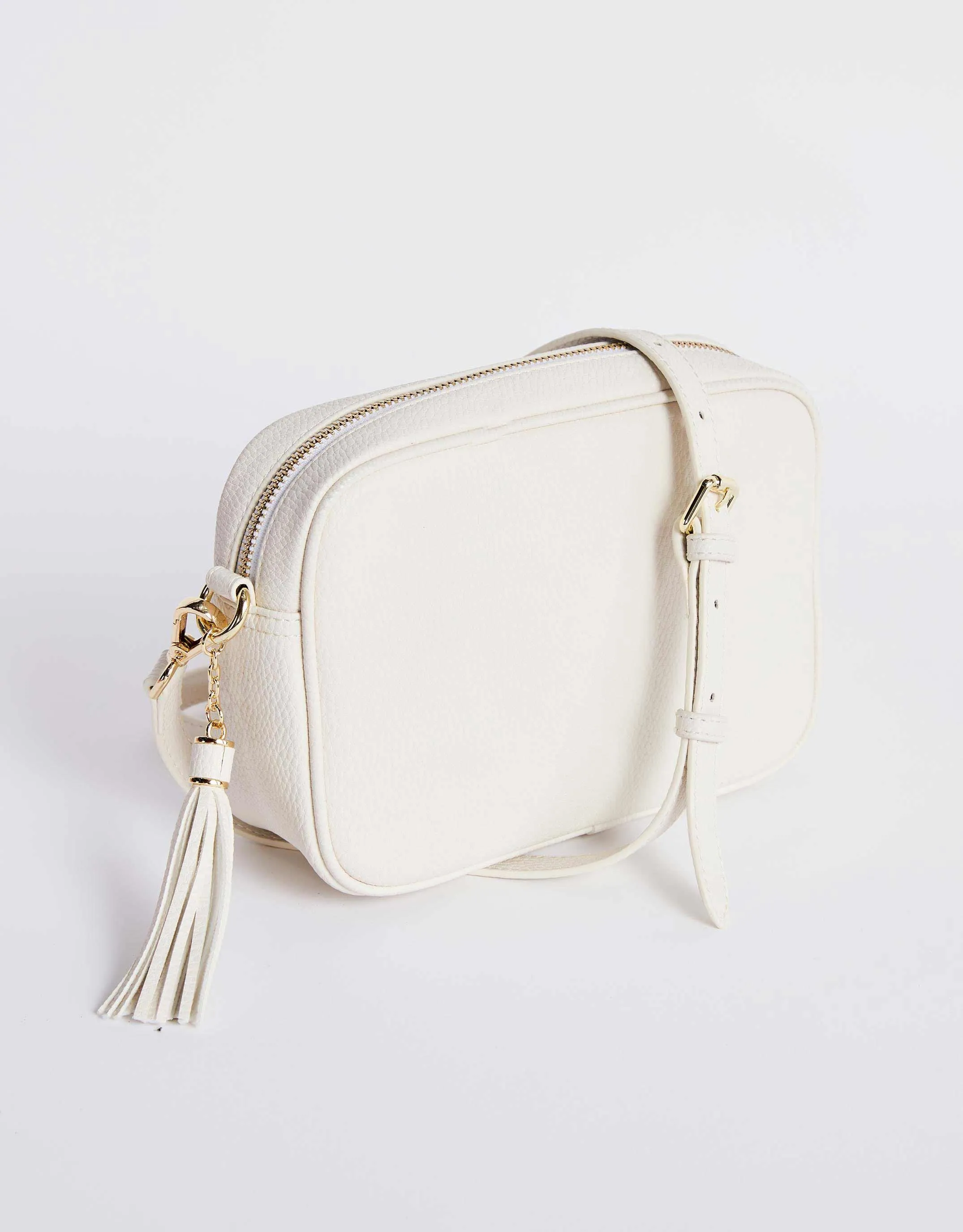 Zoe Crossbody Bag - Ecru/Natural/Gold sold by White & Co product image thumbnail 3