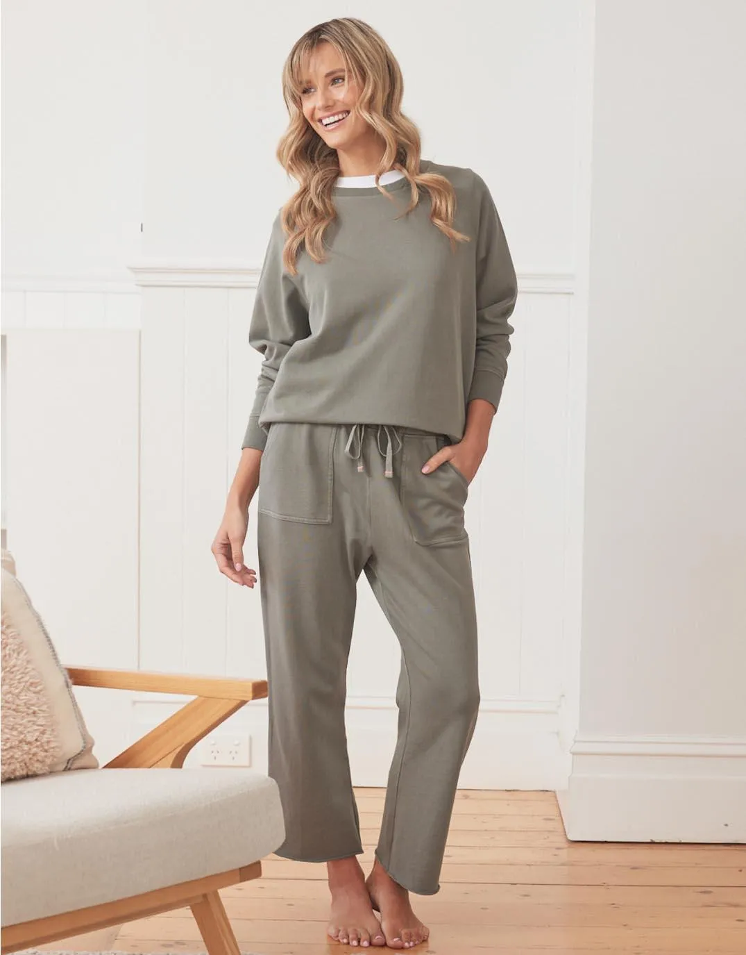 Original Lounge Crew - Washed Khaki sold by White & Co product image thumbnail 2