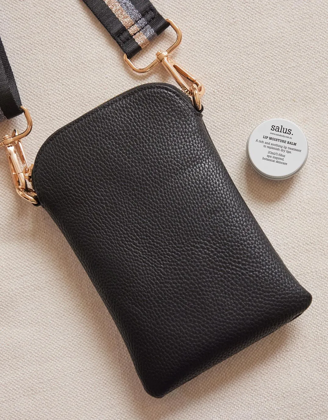 On The Go Bag + Lip Balm sold by White & Co