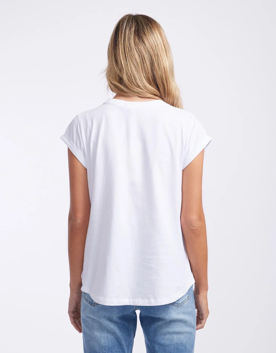 Signature Tee - White sold by White & Co product image thumbnail 5
