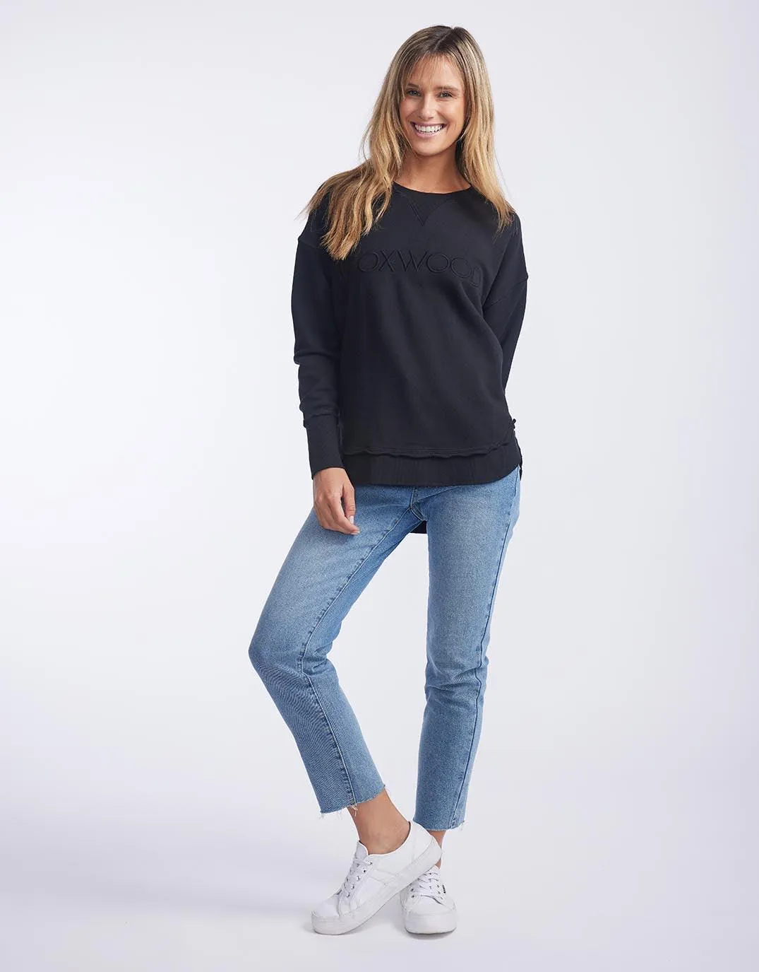 Simplified Crew - Black on Black sold by White & Co product image thumbnail 3