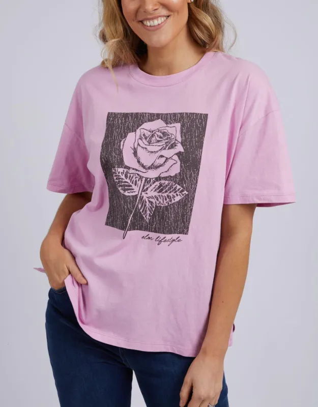 Rose Garden Tee - Sweet Lilac sold by White & Co