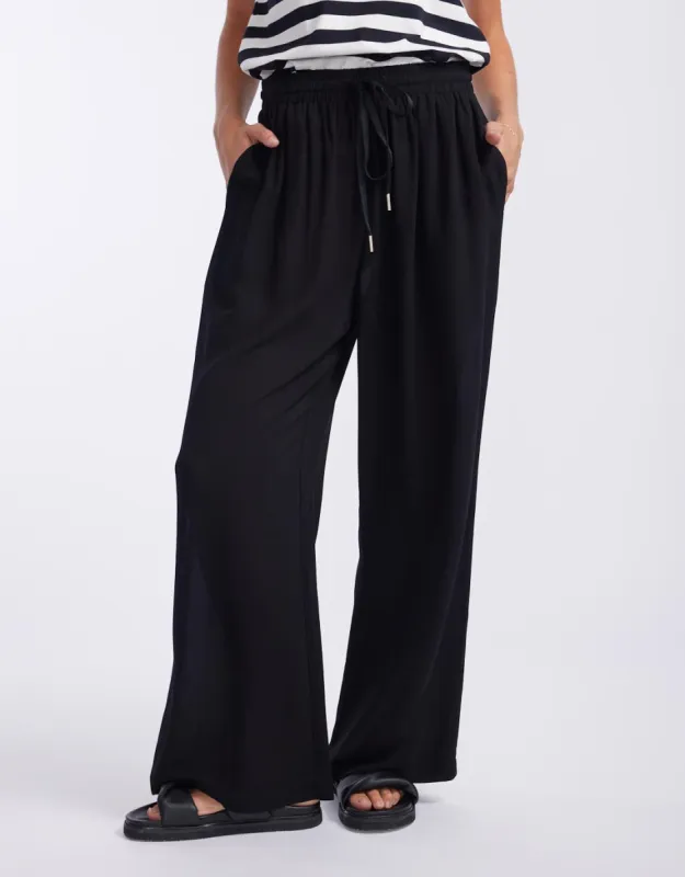 Crepe Pant - Black sold by White & Co