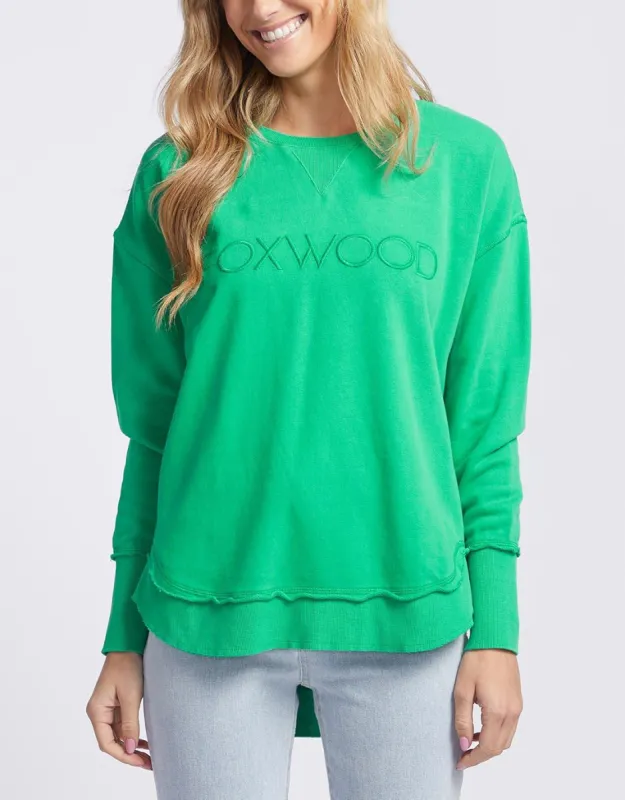 Simplified Crew - Bright Green sold by White & Co