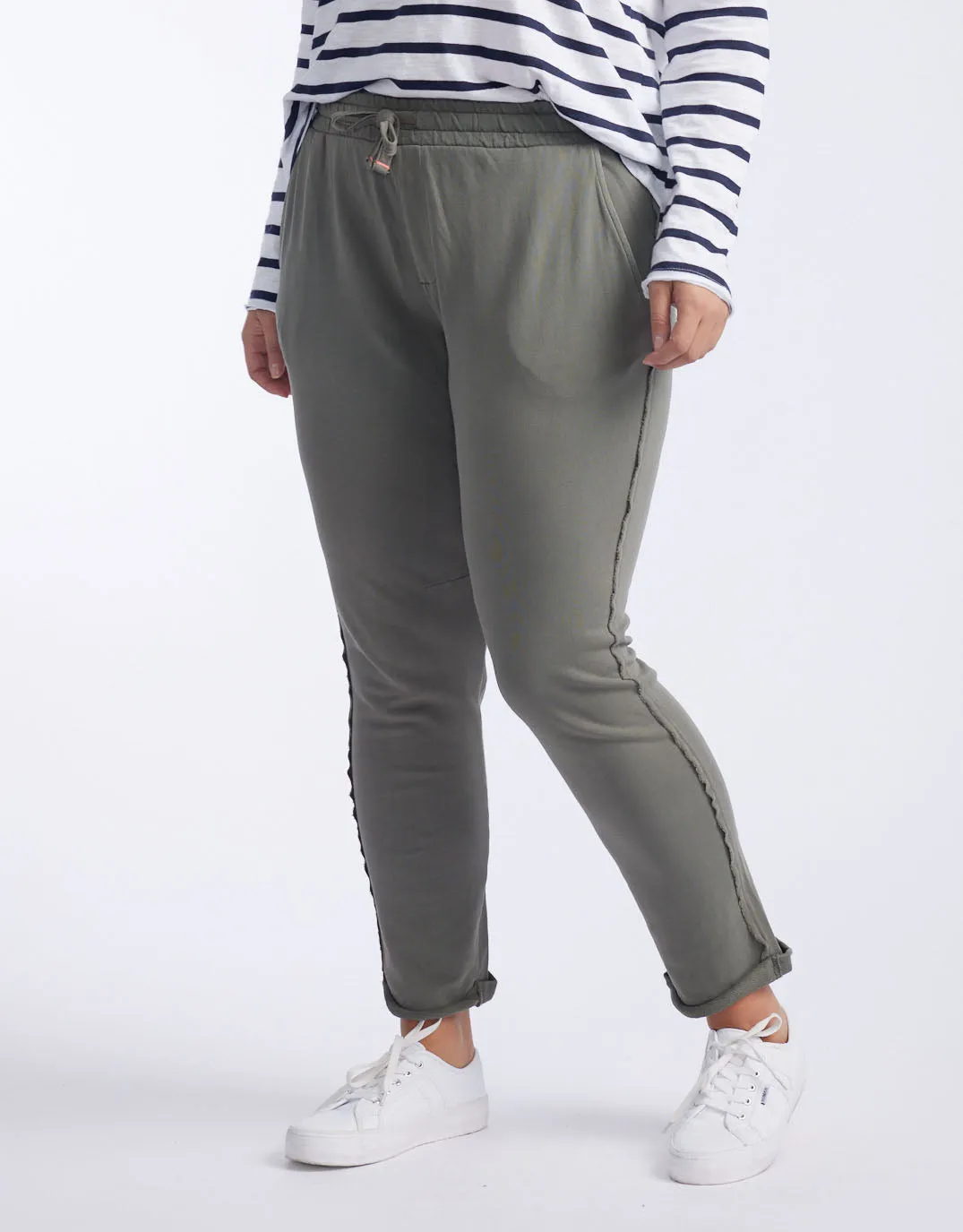 Off Duty Jogger - Washed Khaki sold by White & Co product image thumbnail 5