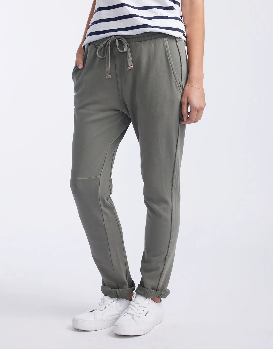 Off Duty Jogger - Washed Khaki sold by White & Co product image thumbnail 4