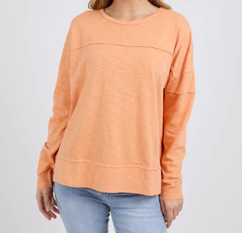 Jayne Throw On Top - Tangerine sold by White & Co