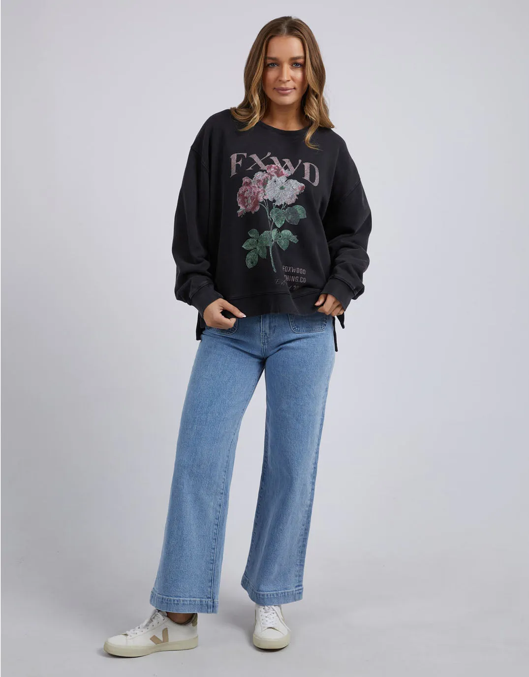 Rosa Crew - Washed Black sold by White & Co product image thumbnail 2