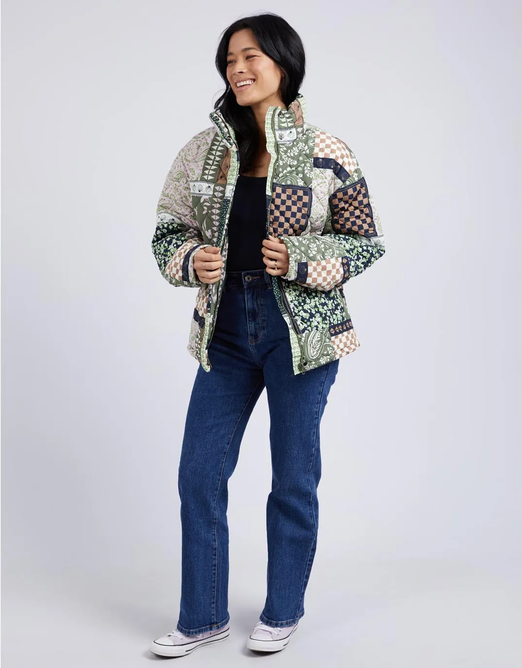 Vetiver Patchwork Jacket - Patchwork Print sold by White & Co product image thumbnail 4