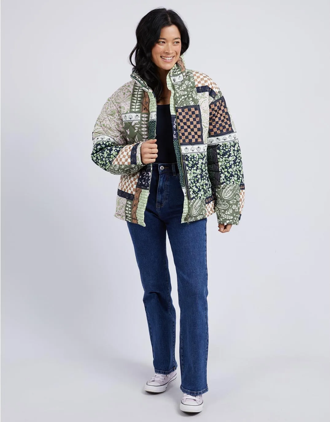 Vetiver Patchwork Jacket - Patchwork Print sold by White & Co product image thumbnail 3
