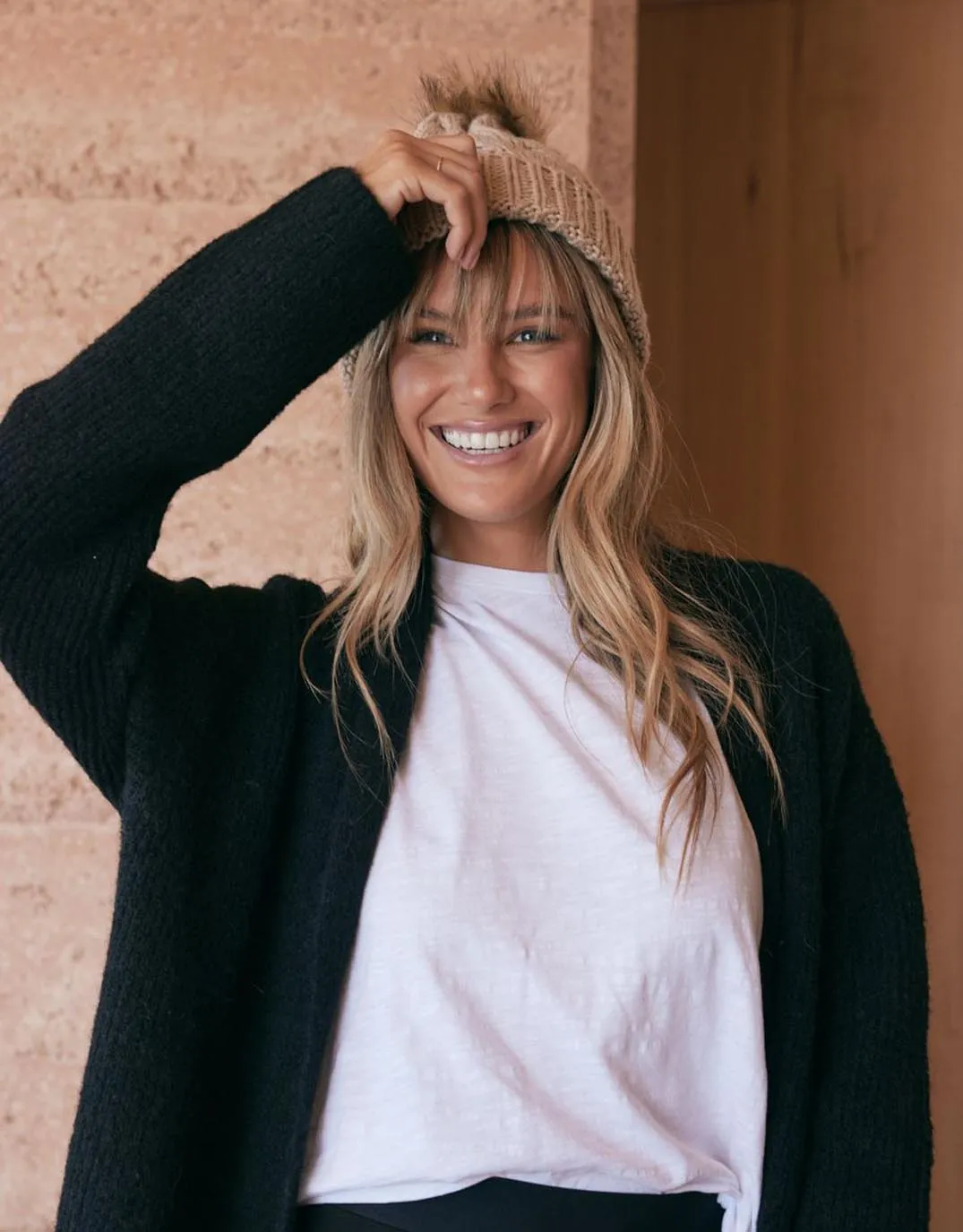 Elsie Beanie - Oat sold by White & Co product image thumbnail 3