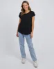 Manly Tee - Black sold by White & Co