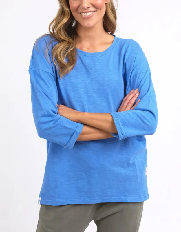 Annie Lightweight Top - Cerulean Blue sold by White & Co