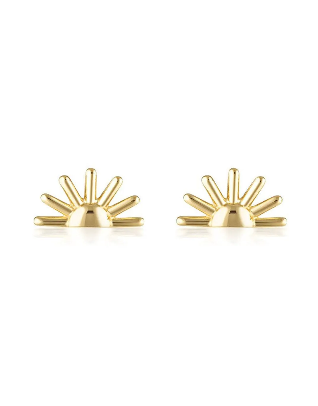 Sunrise Stud Earrings - Gold sold by White & Co