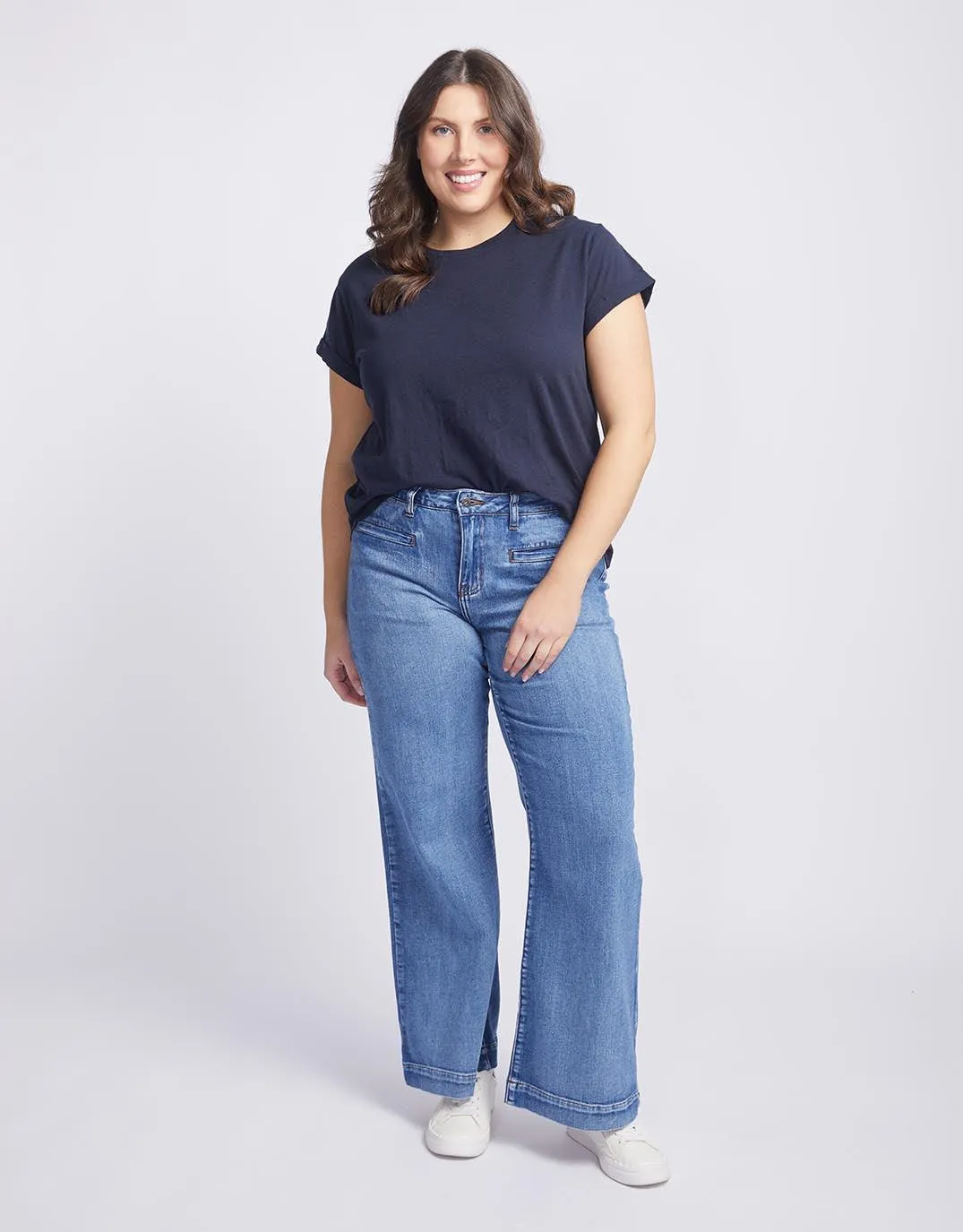 Turn Back T-Shirt - Navy sold by White & Co product image thumbnail 3