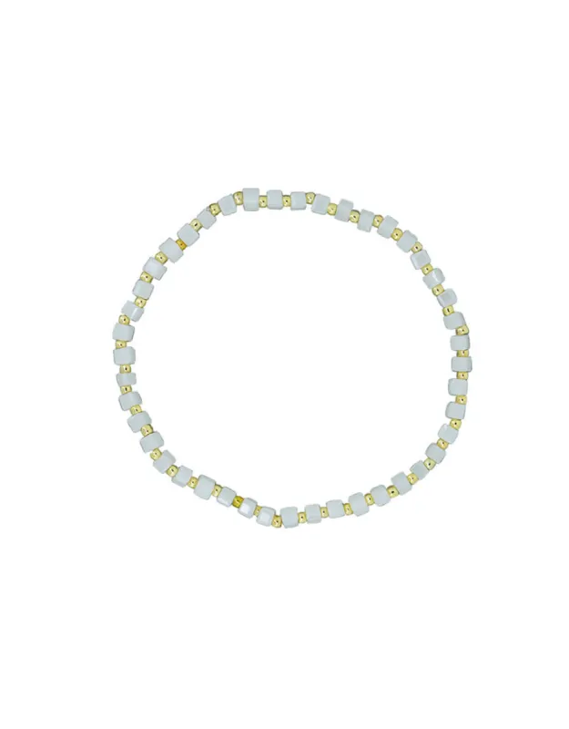 Melody Bracelet - White sold by White & Co