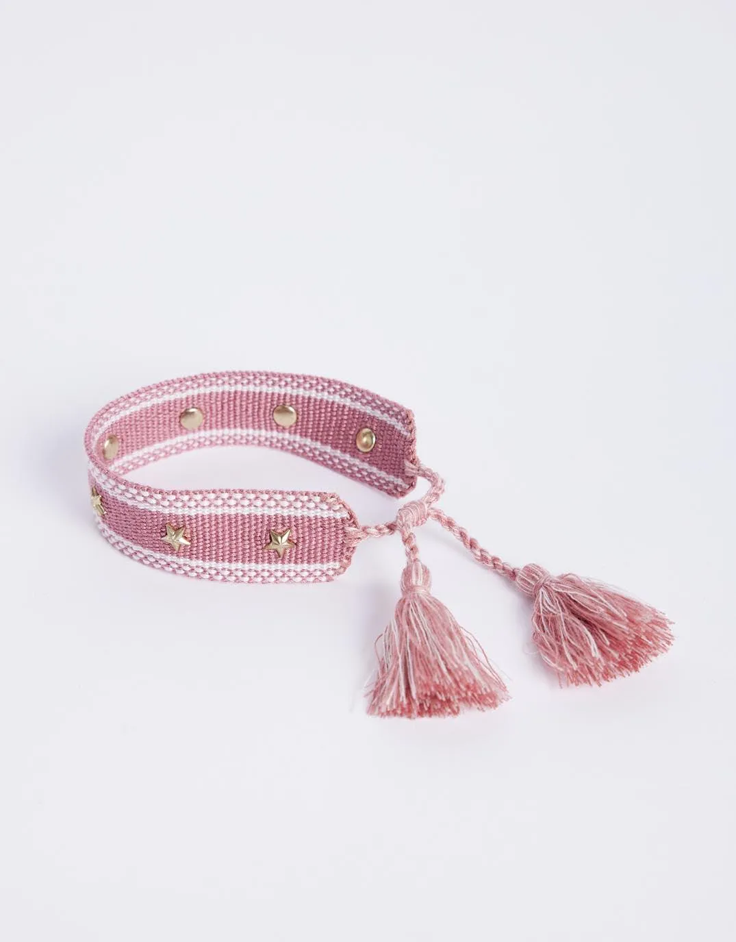 Stella Woven Bracelet - Rose sold by White & Co product image thumbnail 2