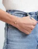 River Gold And Pearl Bracelet - Gold/Pearl sold by White & Co