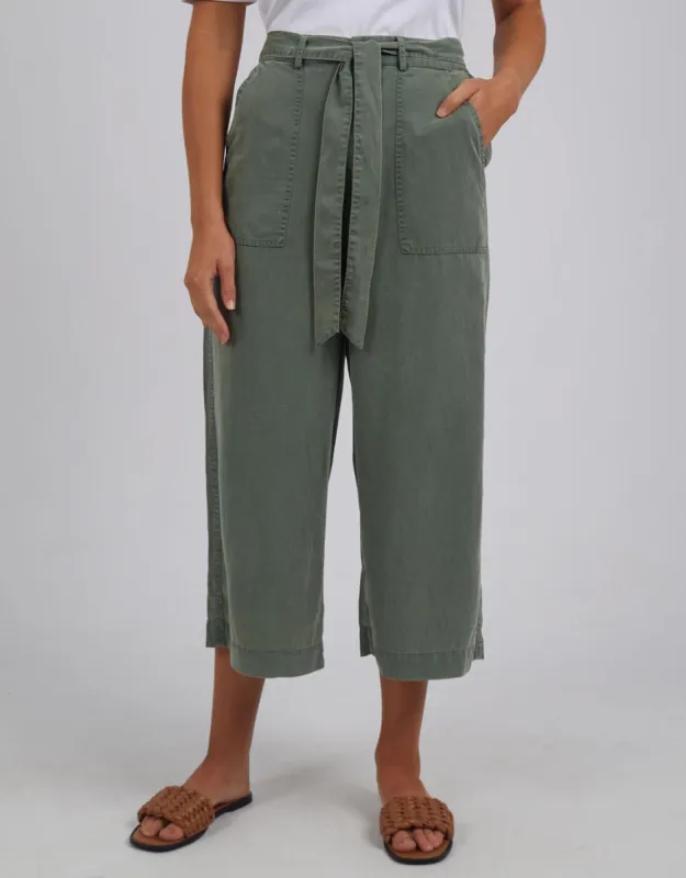 Bliss Washed Pant - Clover sold by White & Co