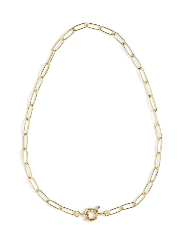 Boca Stacking Chain Necklace - Gold sold by White & Co