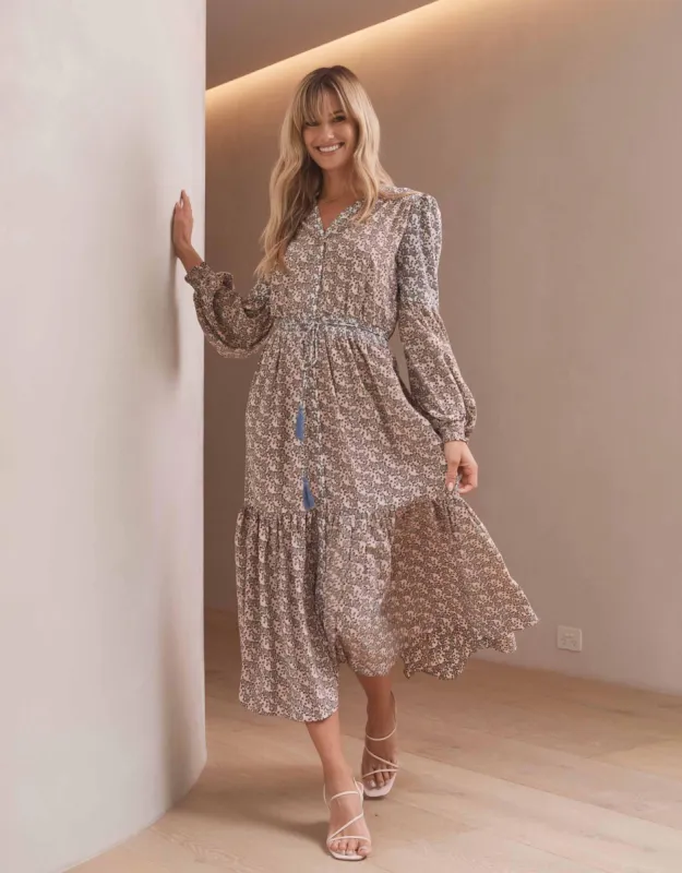 Fleur Midi Dress - Print sold by White & Co