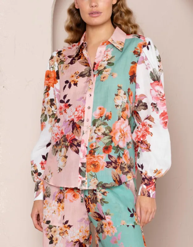 Barbara Blouse - Multi made by White & Co