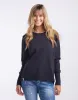 Divine Crew - Washed Black sold by White & Co
