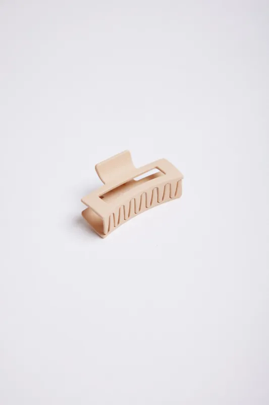 Claw Clip - Beige sold by White & Co