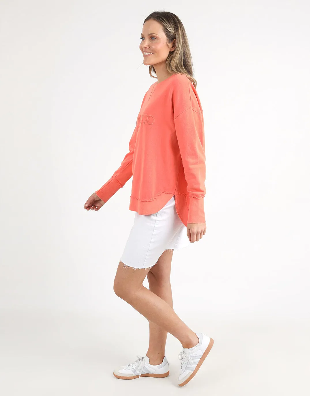 Simplified Crew - Neon Peach sold by White & Co product image thumbnail 3