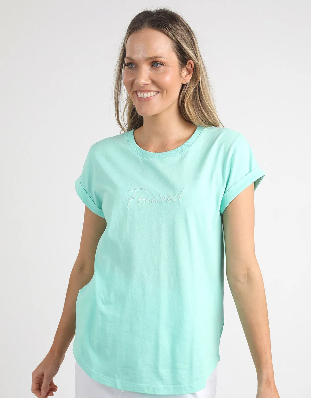 Signature Tee - Neon Mint sold by White & Co product image thumbnail 5