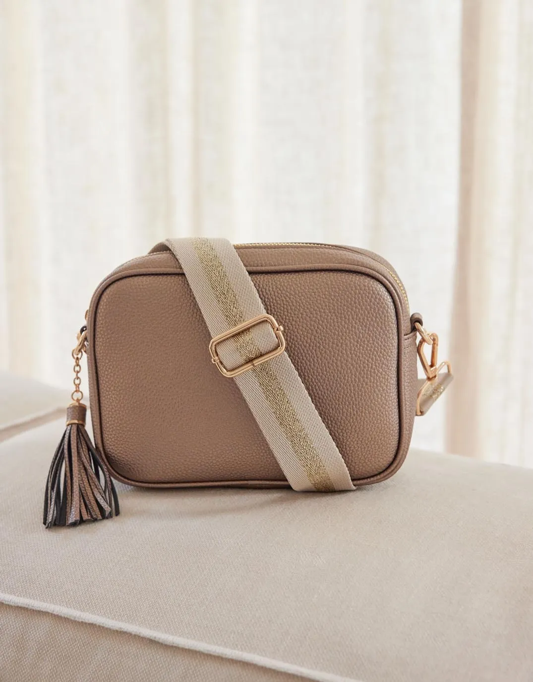 Zoe Crossbody Bag - Gold sold by White & Co product image thumbnail 5