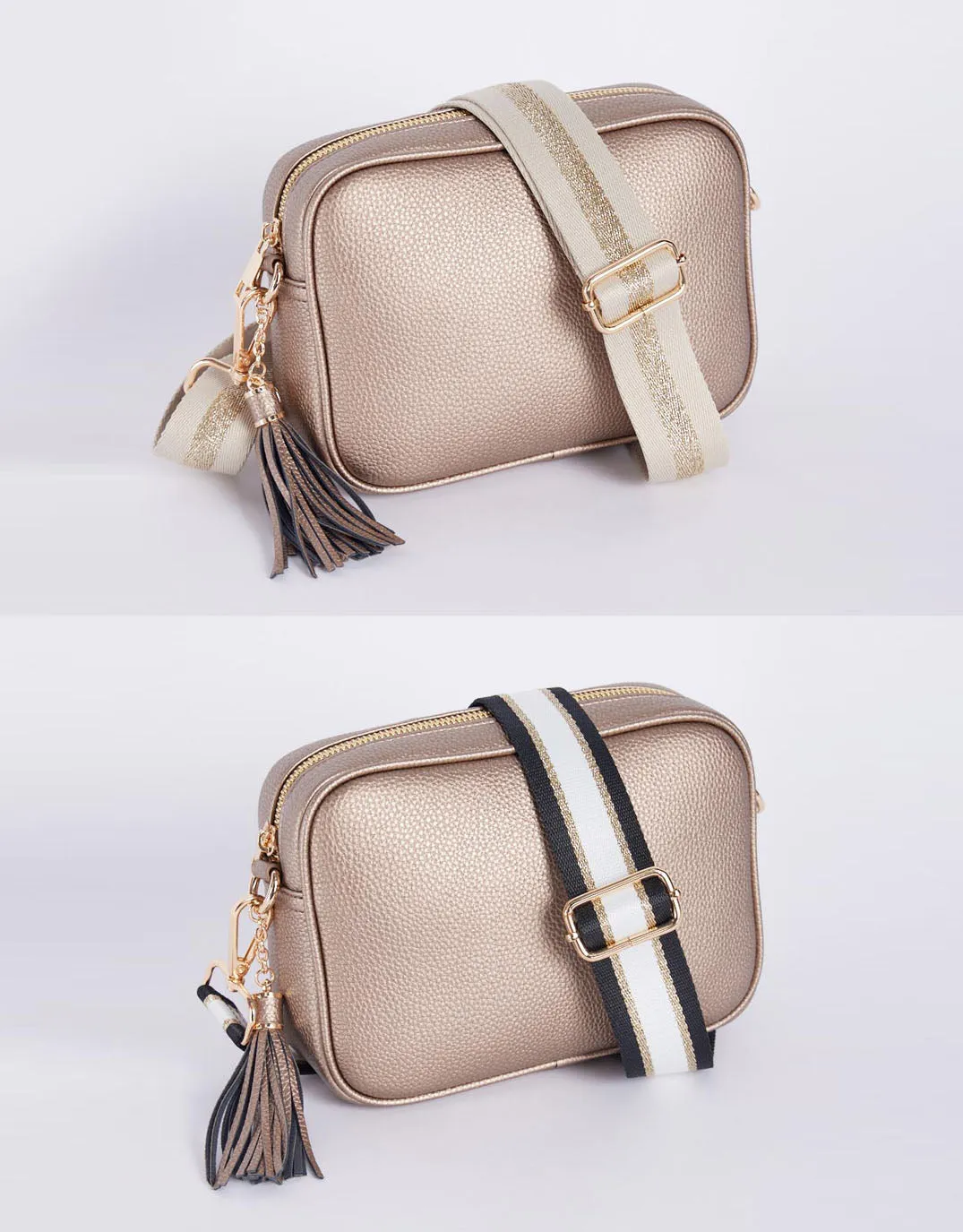 Zoe Crossbody Bag - Gold sold by White & Co product image thumbnail 2